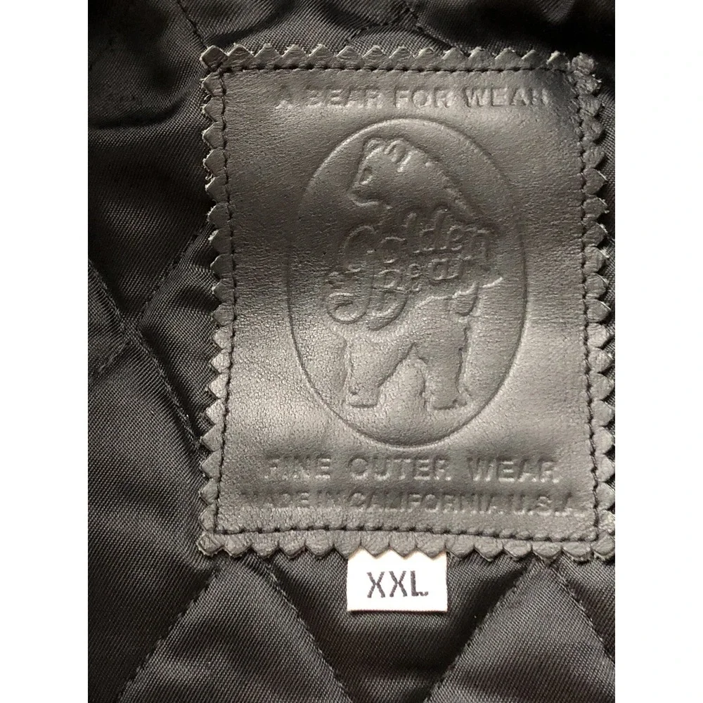 Golden Bear Jacket‎ Men XXL Letterman Names Project AIDS Memorial Quilt LGBTQ